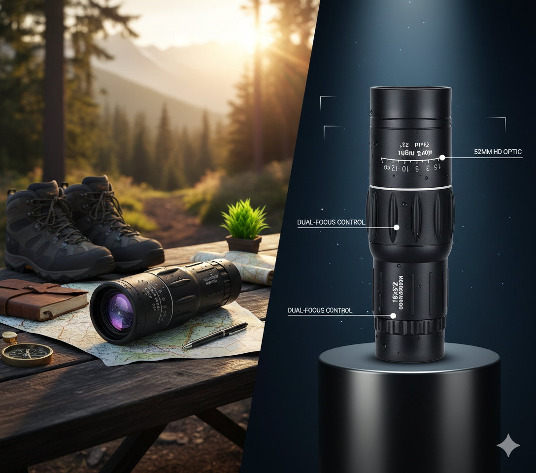 Monocular Profesional 16X PowerVision™ – Ver Más Lejos con Máxima Nitidez